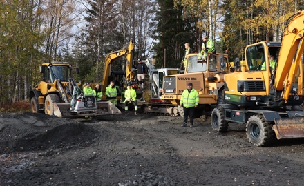 anläggningsprogrammet - Anläggningsfordon på Skärgårdsgymnasiet Norrtälje
