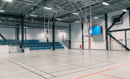 Campus Barkarby - Sporthall Järfälla gymnasium. 