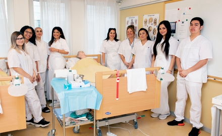 S:t Botvids gymnasium vård och omsorg.