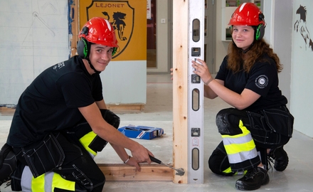 Bergstrands Gymnasium Stockholm Bygghallen.