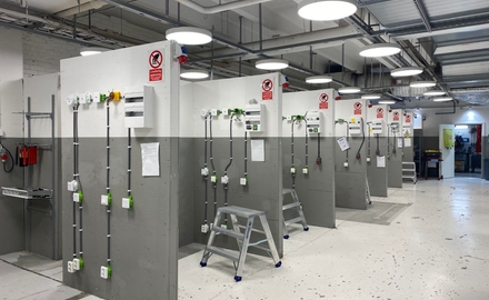 EL-verkstad REFIS gymnasium 