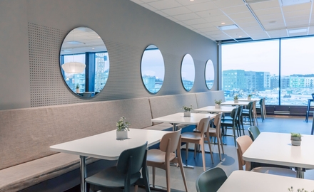 Campus Barkarby - Restaurang Järfälla gymnasium. 