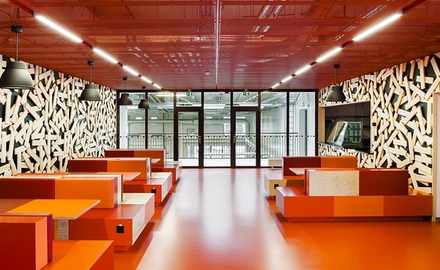 Café södra på Fredrika Bremergymnasiet