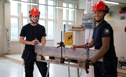 Bergstrands Gymnasium Stockholm Bygghallen.