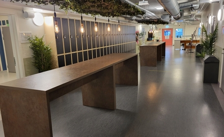 korridorer på Praktiska Gymnasiet Södertälje