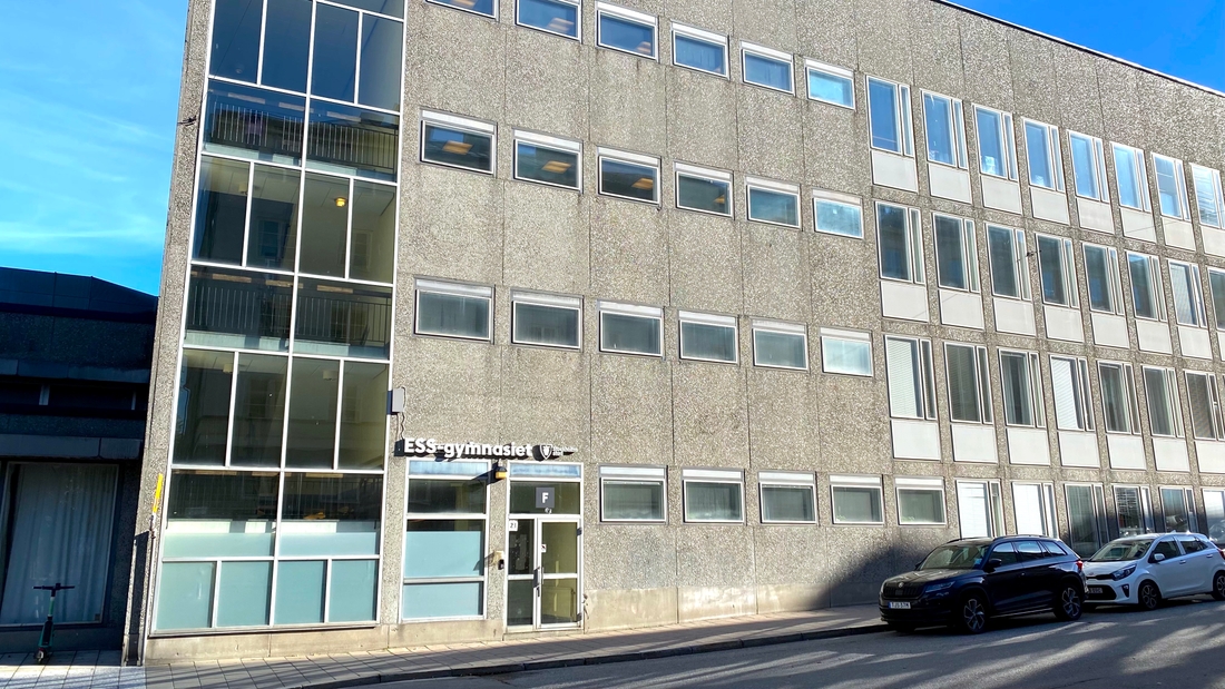 ESS-gymnasiets skolbyggnad. 