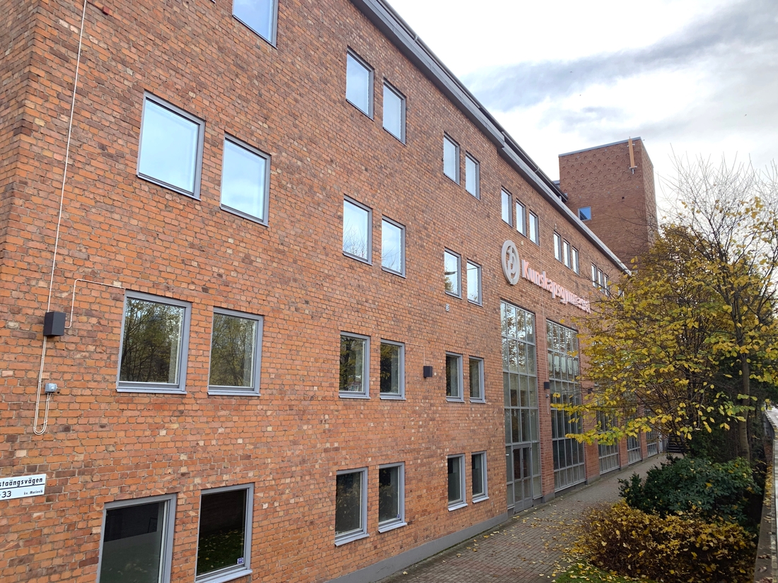 Kunskapsgymnasiet Liljeholmens skolbyggnad. 