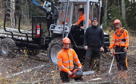 Naturbruksprogrammet - skogsbruk på Skärgårdsgymnasiet Norrtälje