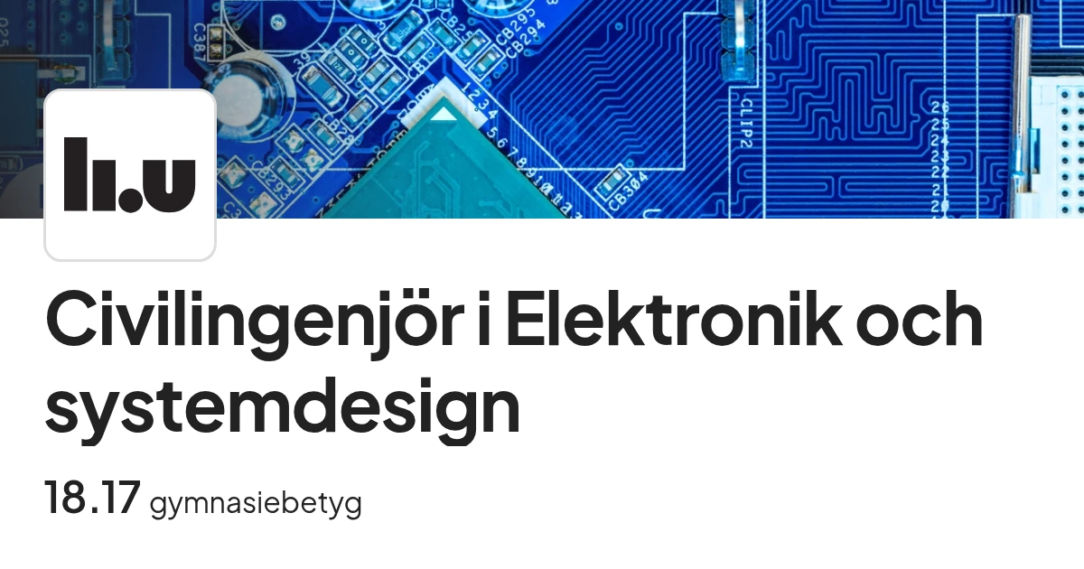 Civilingenj r I Elektronik Och Systemdesign LIU Antagningspo ng civilingenj-r-i-elektronik-och-systemdesign-liu-antagningspo-ng
