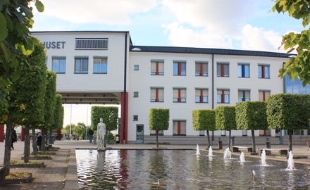 Krakafontänen på huvudcampus